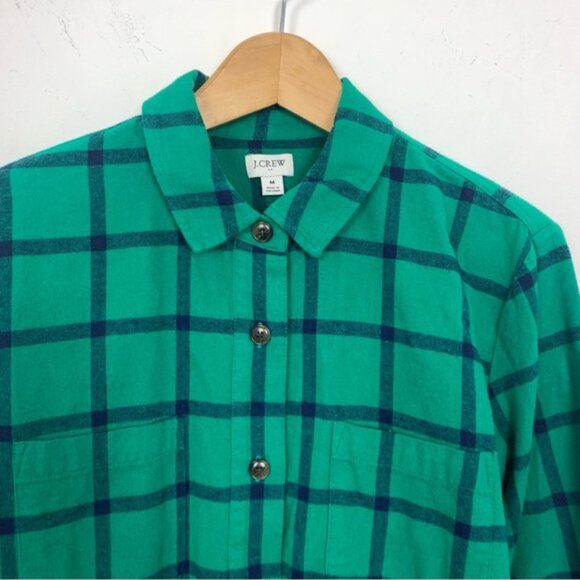 J.Crew Green Plaid Button-Up Shirt - Picture 4 of 7